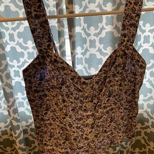 Floral crop top